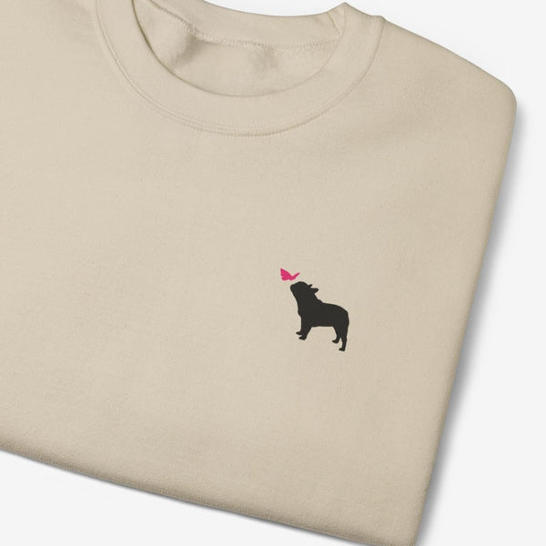 French Bulldog Sweatshirt for Women - Cute Frenchie Crew Sweatshirt